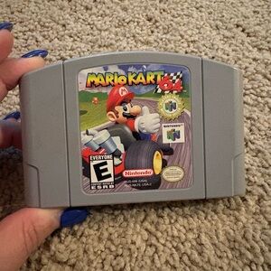 Nintendo 64 Mario Kart cartridge game- authentic, original.